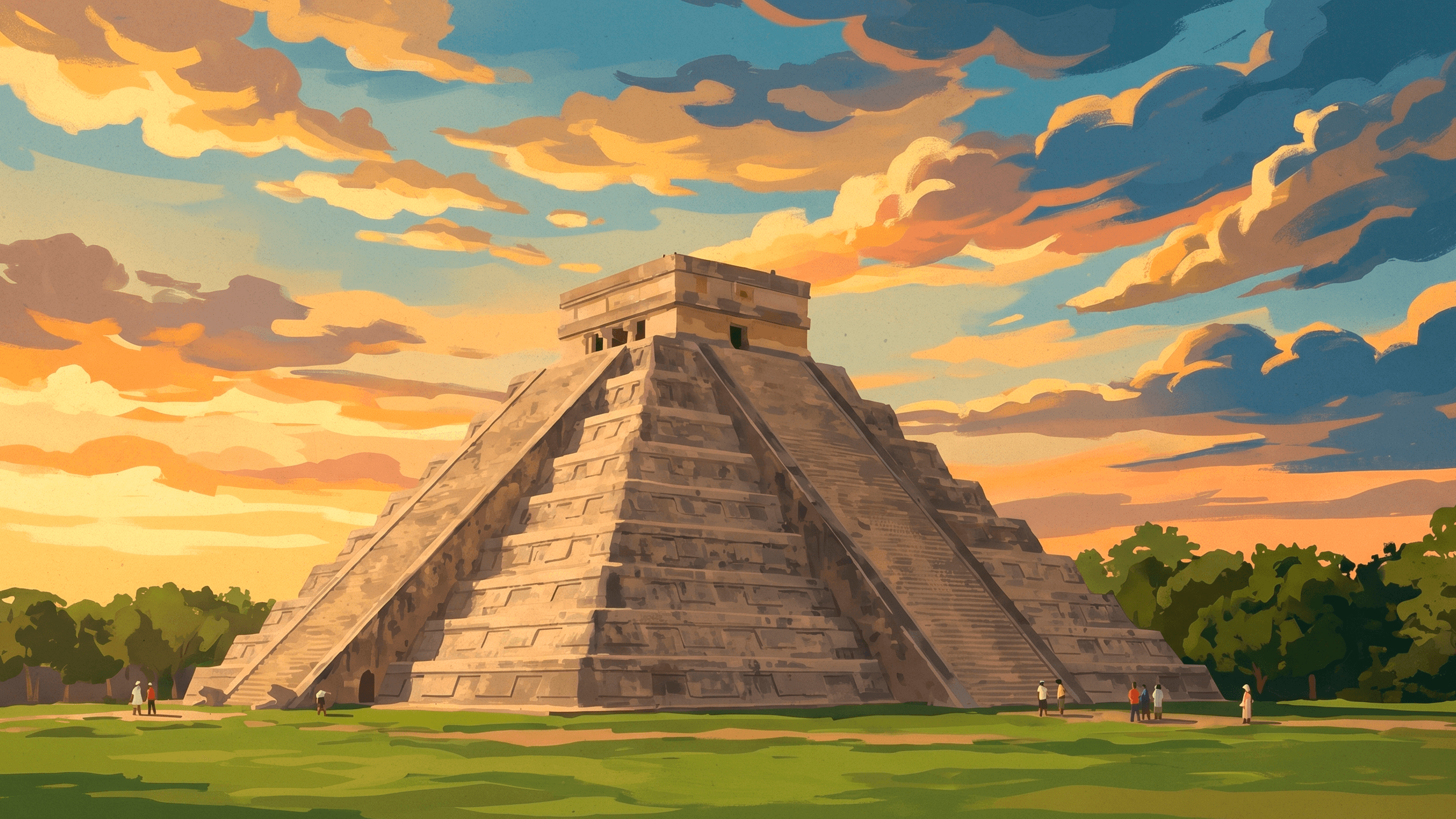 Chichén Itzá, pirâmide de Kukulcán