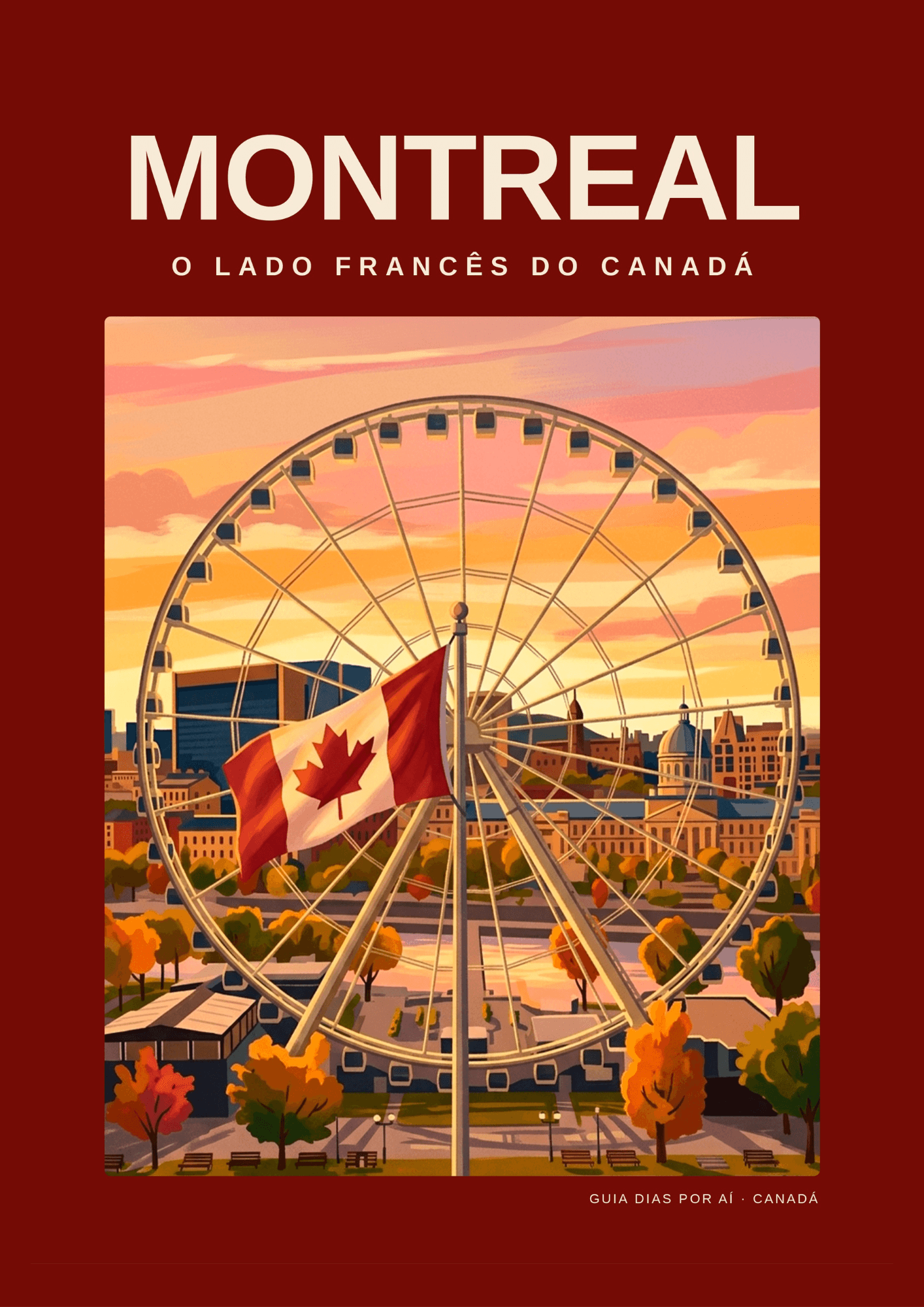 Guia Montreal: vista de Montreal, Canadá